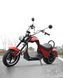 Электромотоцикл CityCoCo Harley Chopper Series 4 (2000 Вт), Бело-красный