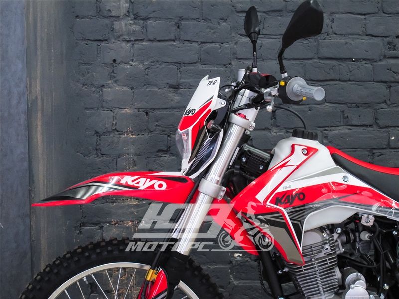 Мотоцикл KAYO T2-250 (19/16), Червоно-білий