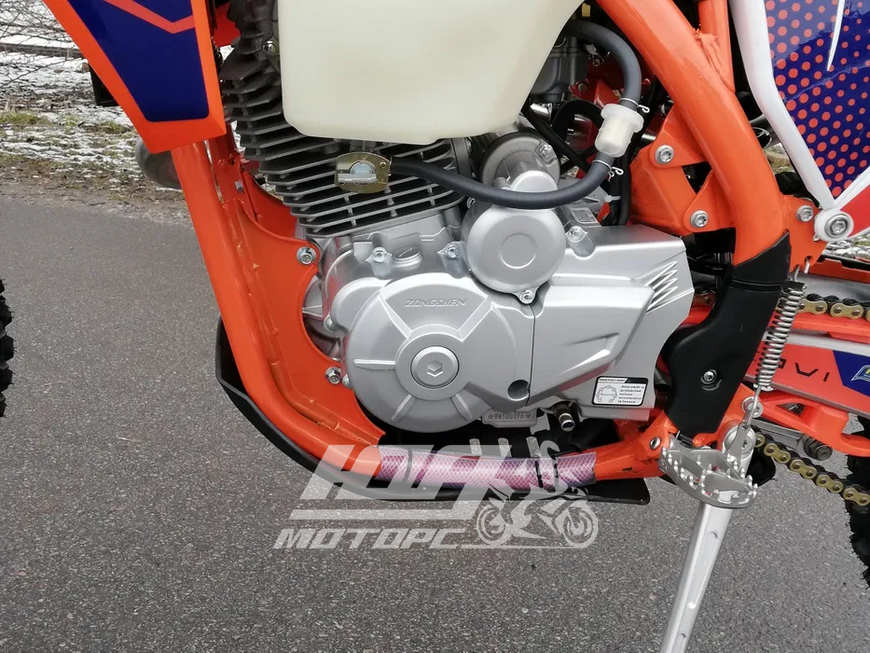 Мотоцикл KOVI 250 LITE 4T KT, Оранжево-сине-голубой
