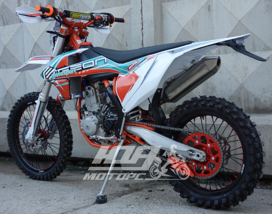 Мотоцикл GEON DAKAR GNX 300 EFI (ENDURO) FACTORY, Бело-оранжевый