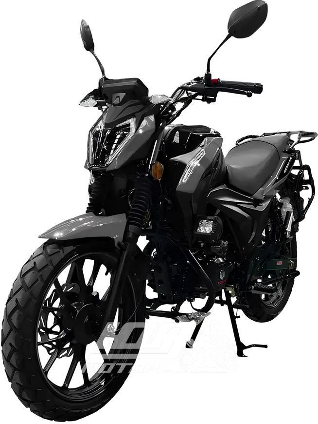 Мотоцикл FORTE BS-200 LIGHT, Черно-серый