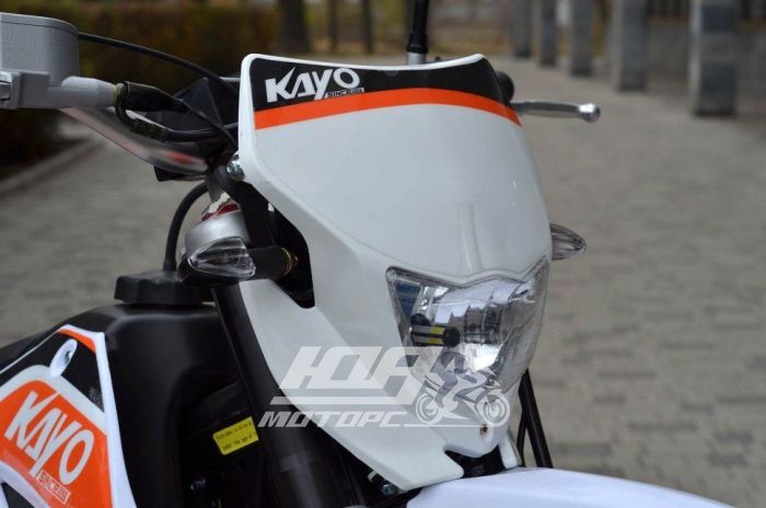 Мотоцикл KAYO T2-250 (21/18), Чорно-жовтогарячий