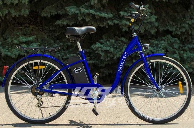 Електровелосипед Vega Family-2, Синій