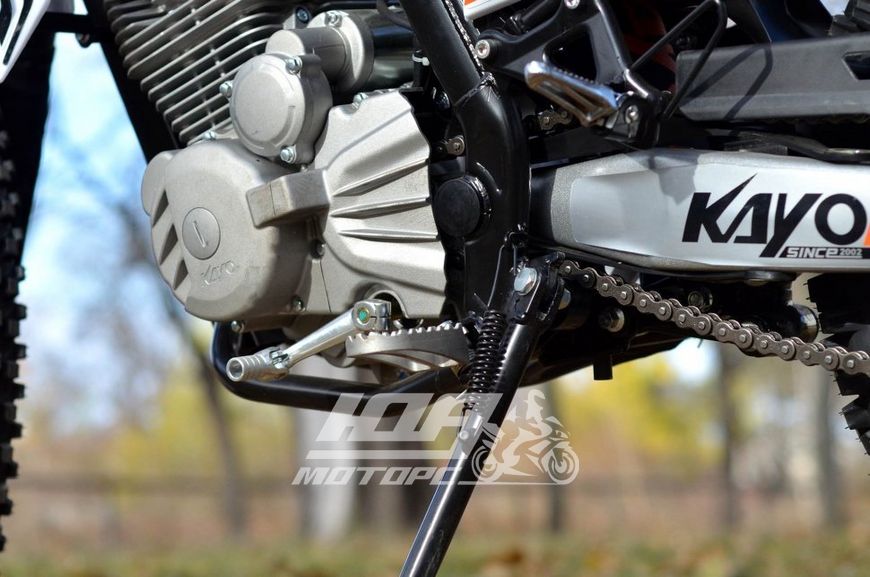 Мотоцикл KAYO T2-250 (21/18), Черно-оранжевый
