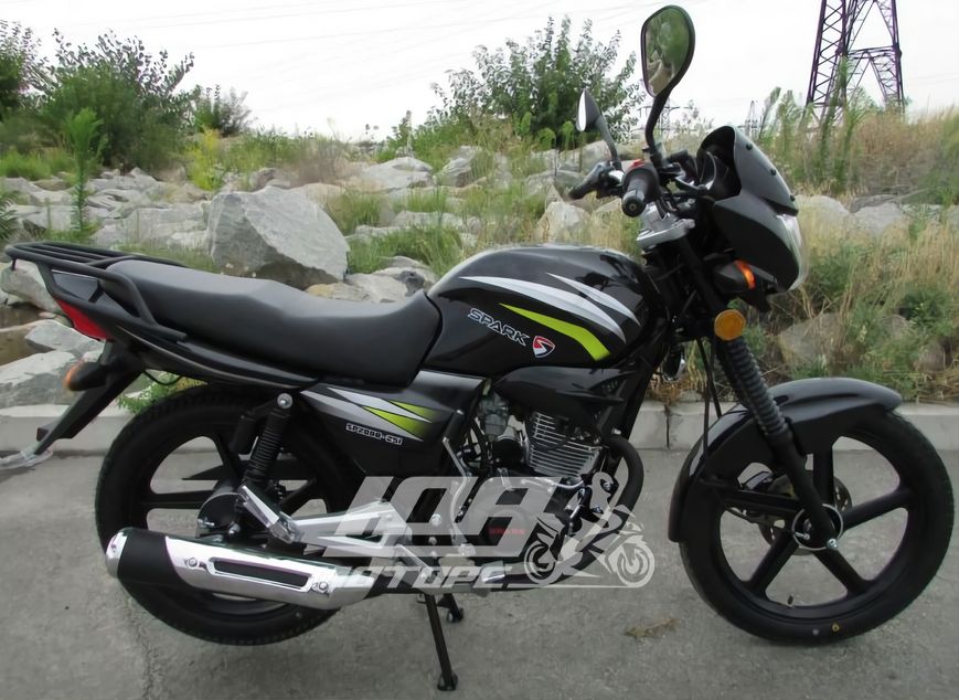Мотоцикл SPARK SP200R-25I, Чорний