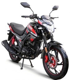 Мотоцикл SPARK SP200R-27, Черный с красным
