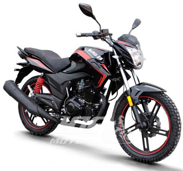 Мотоцикл SKYMOTO BIRD X6 150, Черно-красный