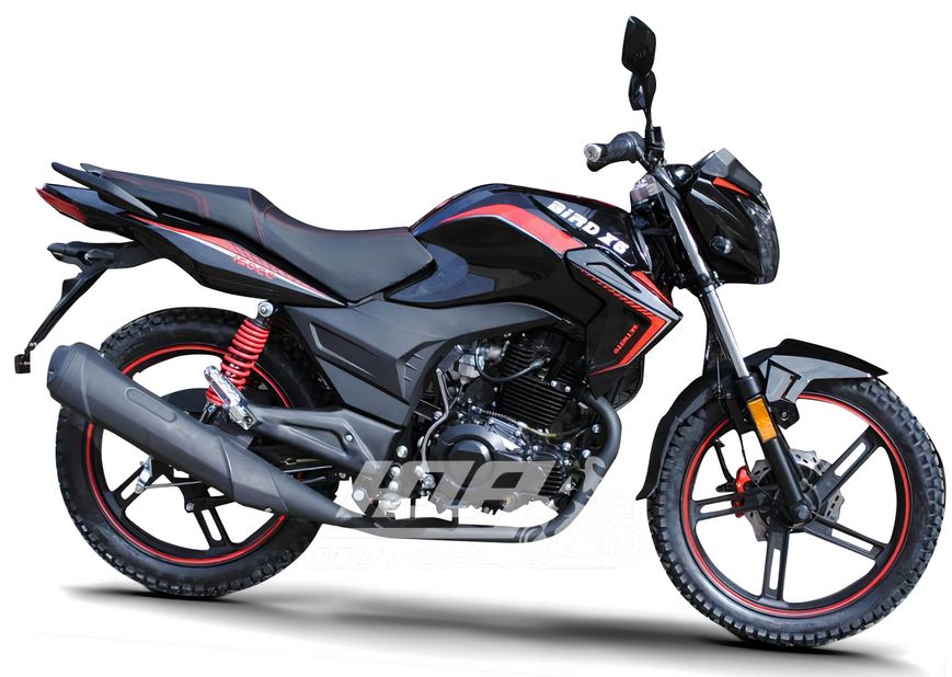 Мотоцикл SKYMOTO BIRD X6 150, Чорно-червоний