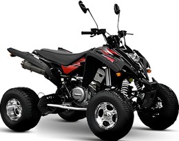 Квадроцикл SPEED GEAR 450 ATV-S, чёрно-красный, чёрный, синий