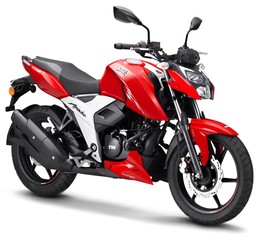 Мотоцикл TVS APACHE RTR 160 4V, Красный