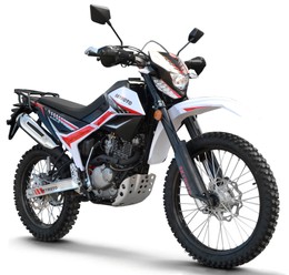 Мотоцикл SKYMOTO MATADOR 200, Чорно-білий