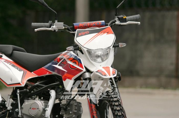 Мотоцикл KAYO TT125 ENDURO, Чорно-білий