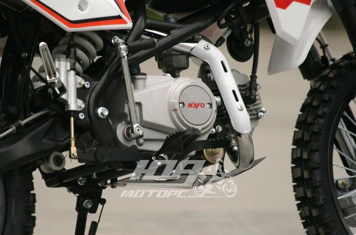 Мотоцикл KAYO TT125 ENDURO, Чорно-білий