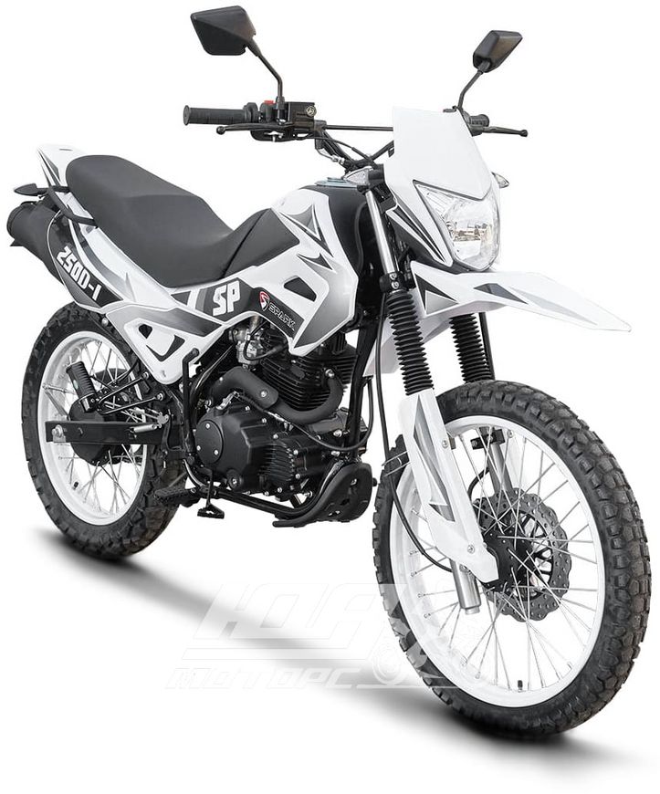 Мотоцикл SPARK SP250D-1, Чорно-білий