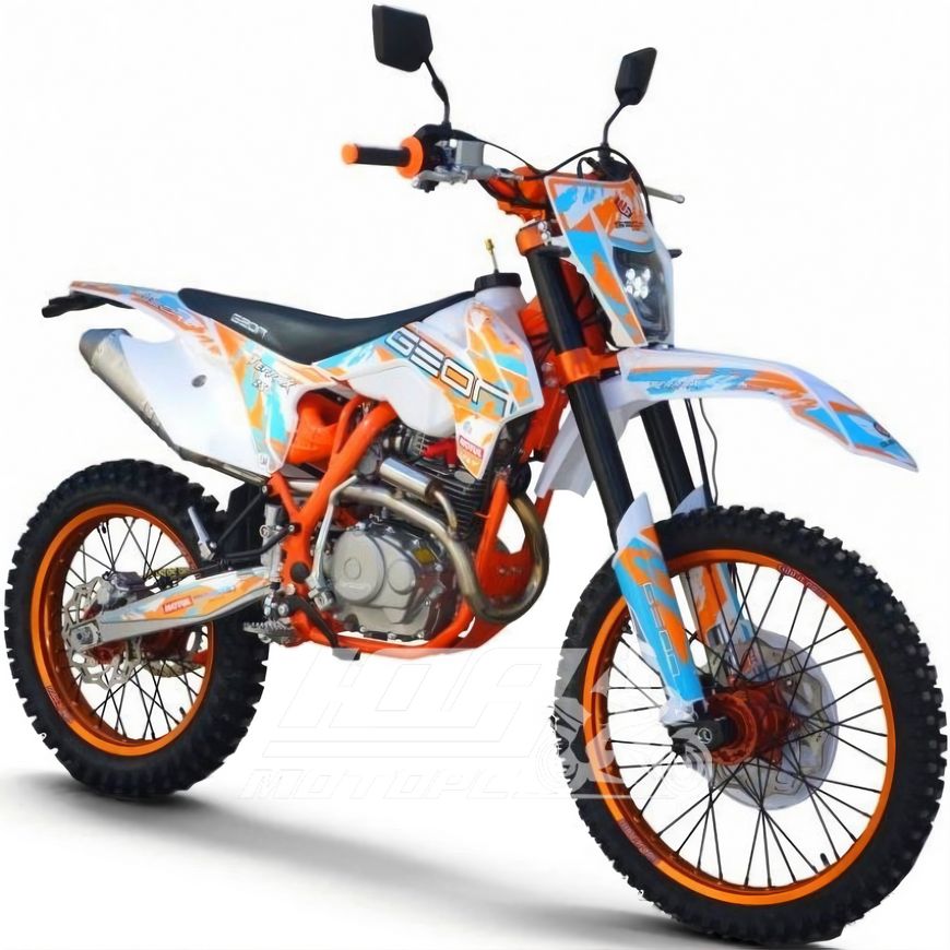 Мотоцикл GEON TERRAX 250 CR (19/16) PRO, Белый с оранжевым