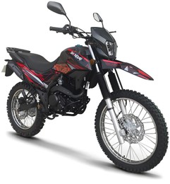 Мотоцикл SHINERAY XY250-6C LIGHT, Красно-черный