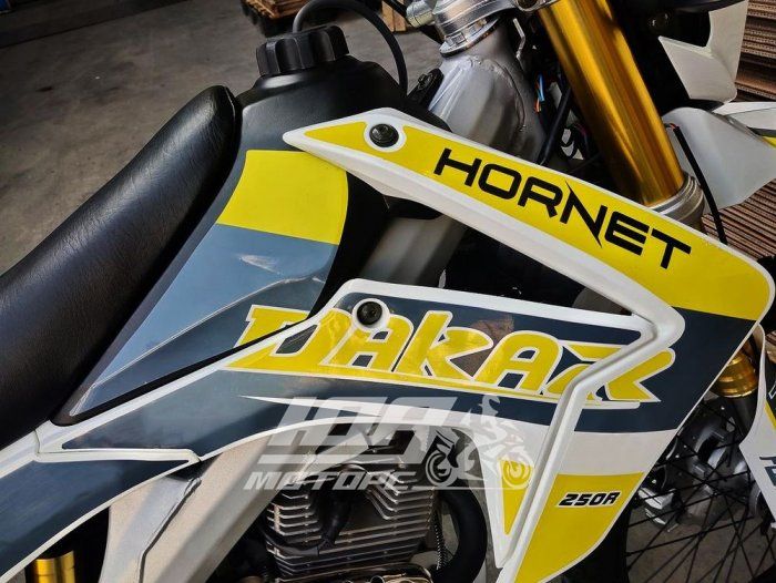 Мотоцикл HORNET DAKAR PRO, Бело-желтый