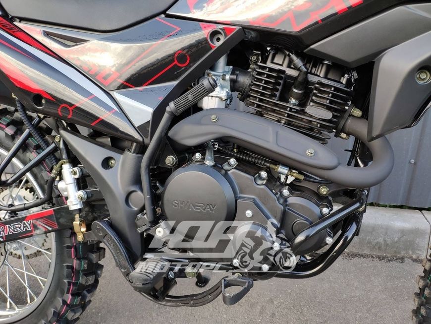 Мотоцикл SHINERAY XY250-6C LIGHT, Червоно-чорний