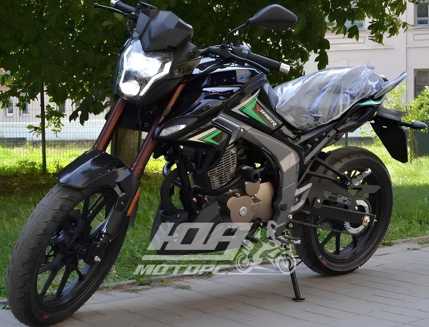 Мотоцикл VIPER ZS200-1, Чорний