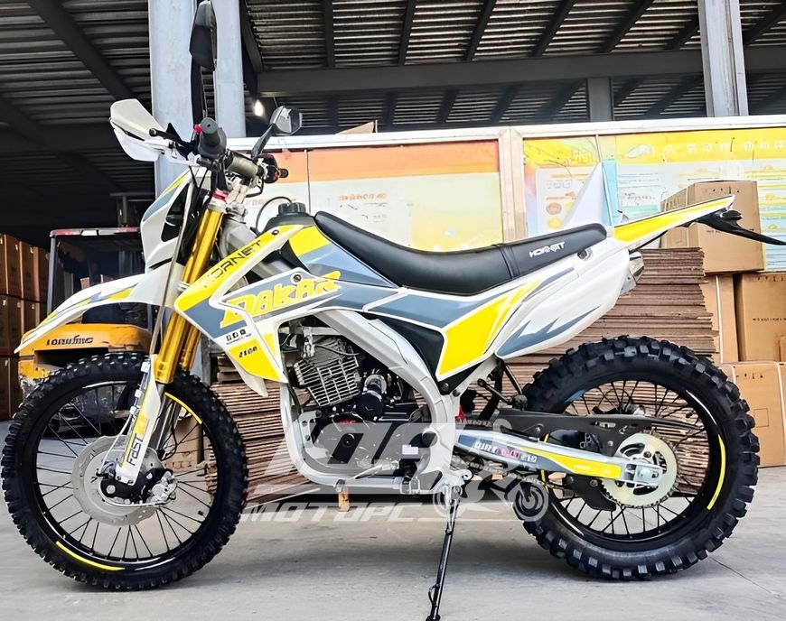 Мотоцикл HORNET DAKAR PRO, Біло-жовтий