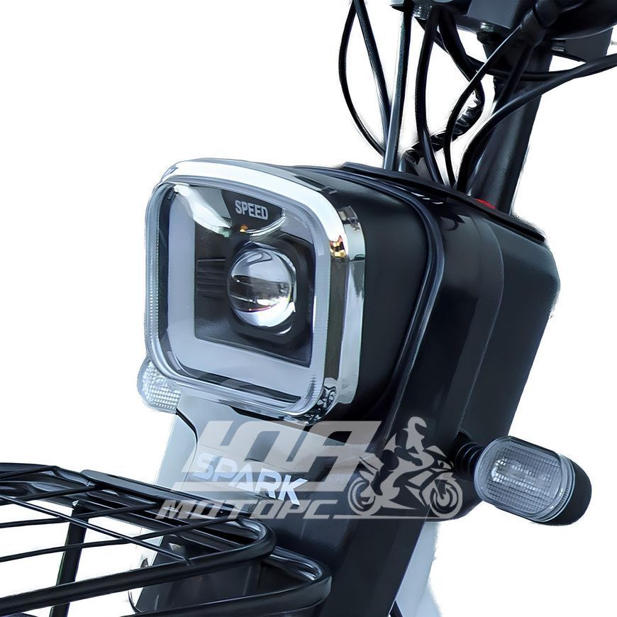 Електровелосипед SPARK CITY (колеса - 10 - 2.75", стальная рама - 14"), Чорний