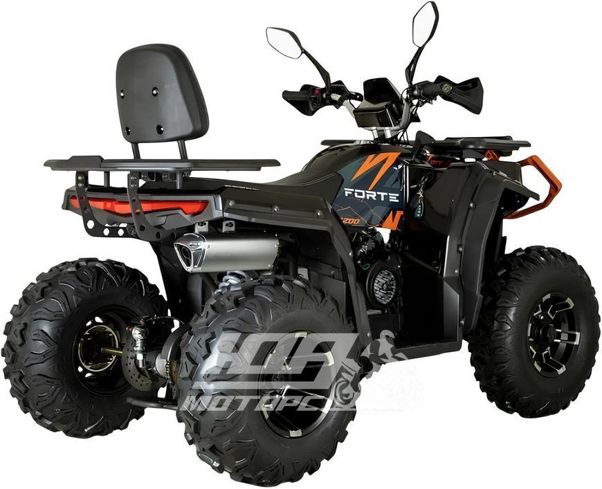 Квадроцикл FORTE AFC200L PRO, Черно-оранжевый