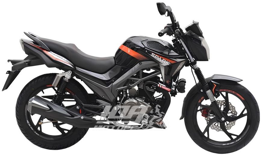 Мотоцикл SPARK SP200R-34, Черно-оранжевый