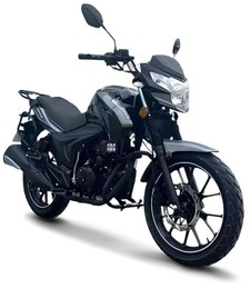 Мотоцикл FORTE BS-200, Чорний