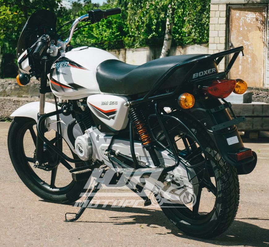 Мотоцикл BAJAJ BOXER BM 150 UG (5 ПЕРЕДАЧ), Білий