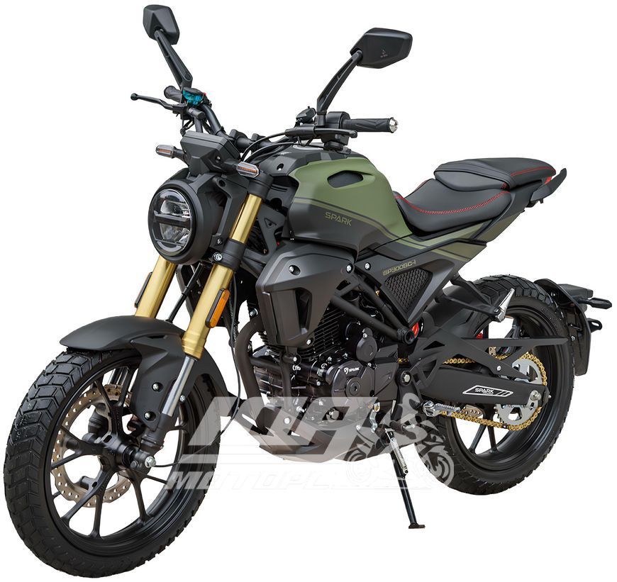 Мотоцикл SPARK SP300SC-1, Чорний