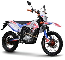 Мотоцикл EXDRIVE PROFACTORY 250 (19/16), Бело-сине-красный