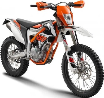 Мотоцикл KTM FREERIDE 250 F, Черный с бело-оранжевый